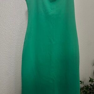Zara Strapless Emerald Green Dress Large